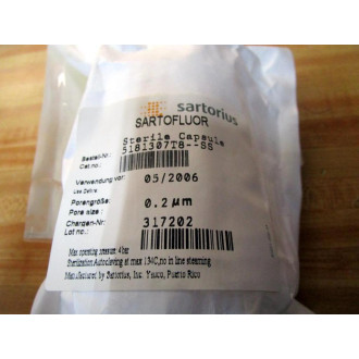 Sartorius MTI125483 Sterile Filter Capsule 5181307T8-SS 317202 (Pack of 5)