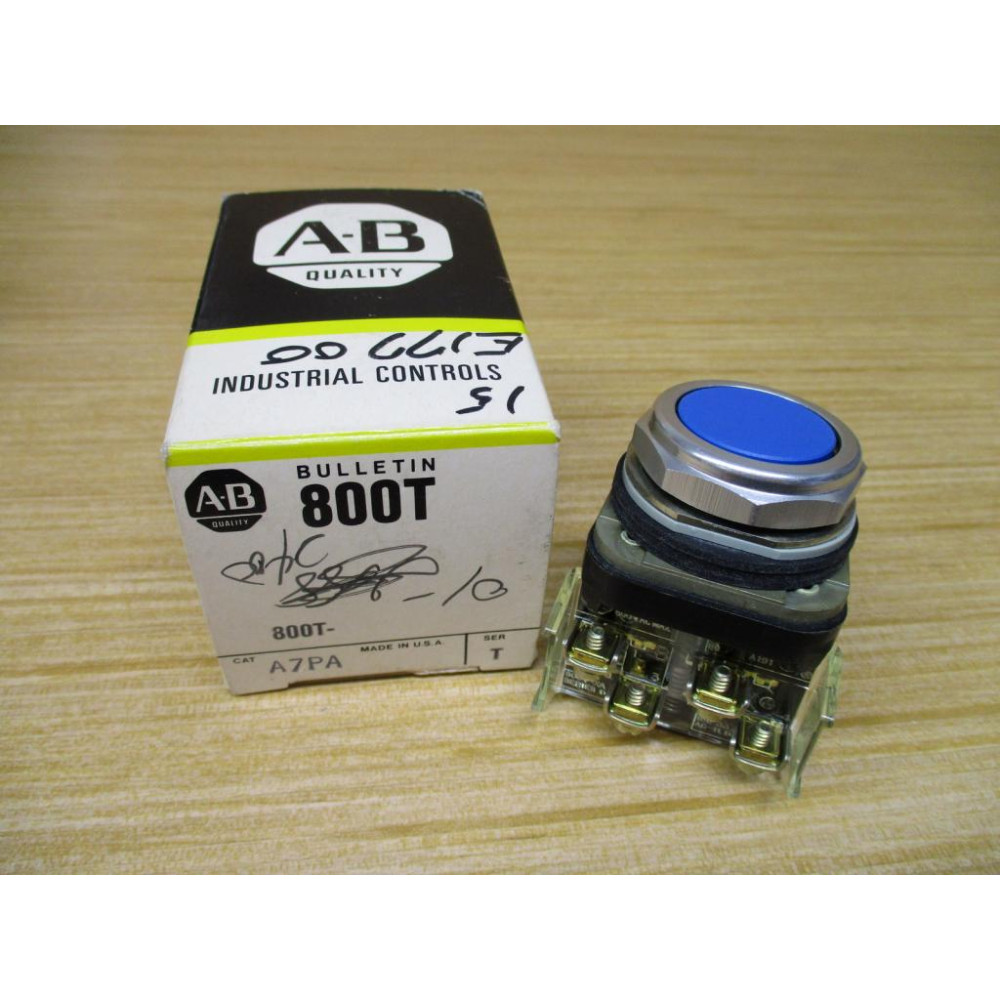 Allen Bradley 800T-A7PA Push Button Switch Ser. T