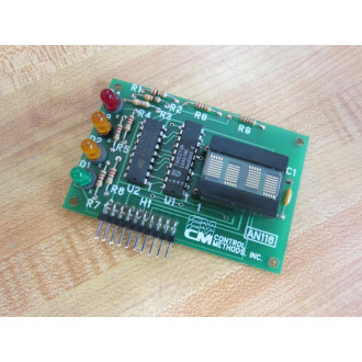 CM Control Methods AN118 Circuit Board PN121 - Used