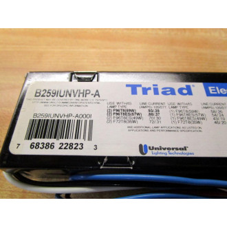 Triad B259IUNVHP-A Electronic Ballast - New No Box