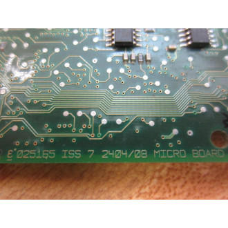 025165 Micro Circuit  Board 240408 Issue 7 - Used