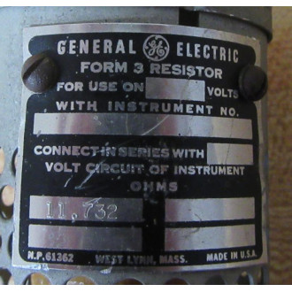 General Electric Form 3 Resistor - Used