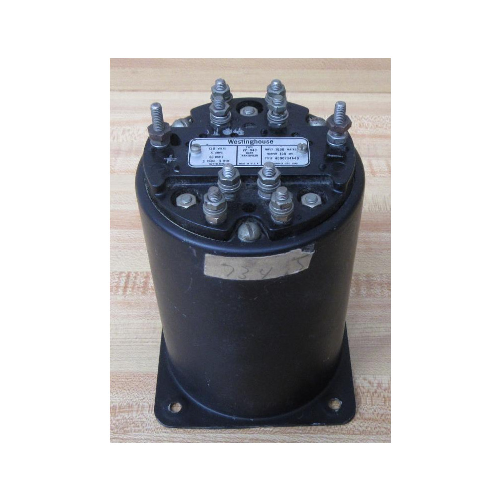 Westinghouse VP-840 Watt Transducer VP480 - Used