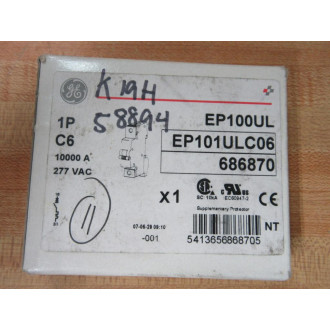 General Electric EP101ULC06 C6A Circuit Breaker 686870
