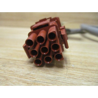 Square D 8030-CC-10 Symax Cable 8030CC10 Ser F1 Red Connector (Pack of 2) - Used