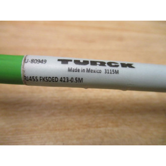 Turck RJ45S FKSDED 423-0.5M Network Hybrid Cordset U-80949 - New No Box