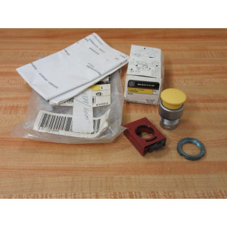 General Electric P9MEM3GN Momentary Mushroom Push Button
