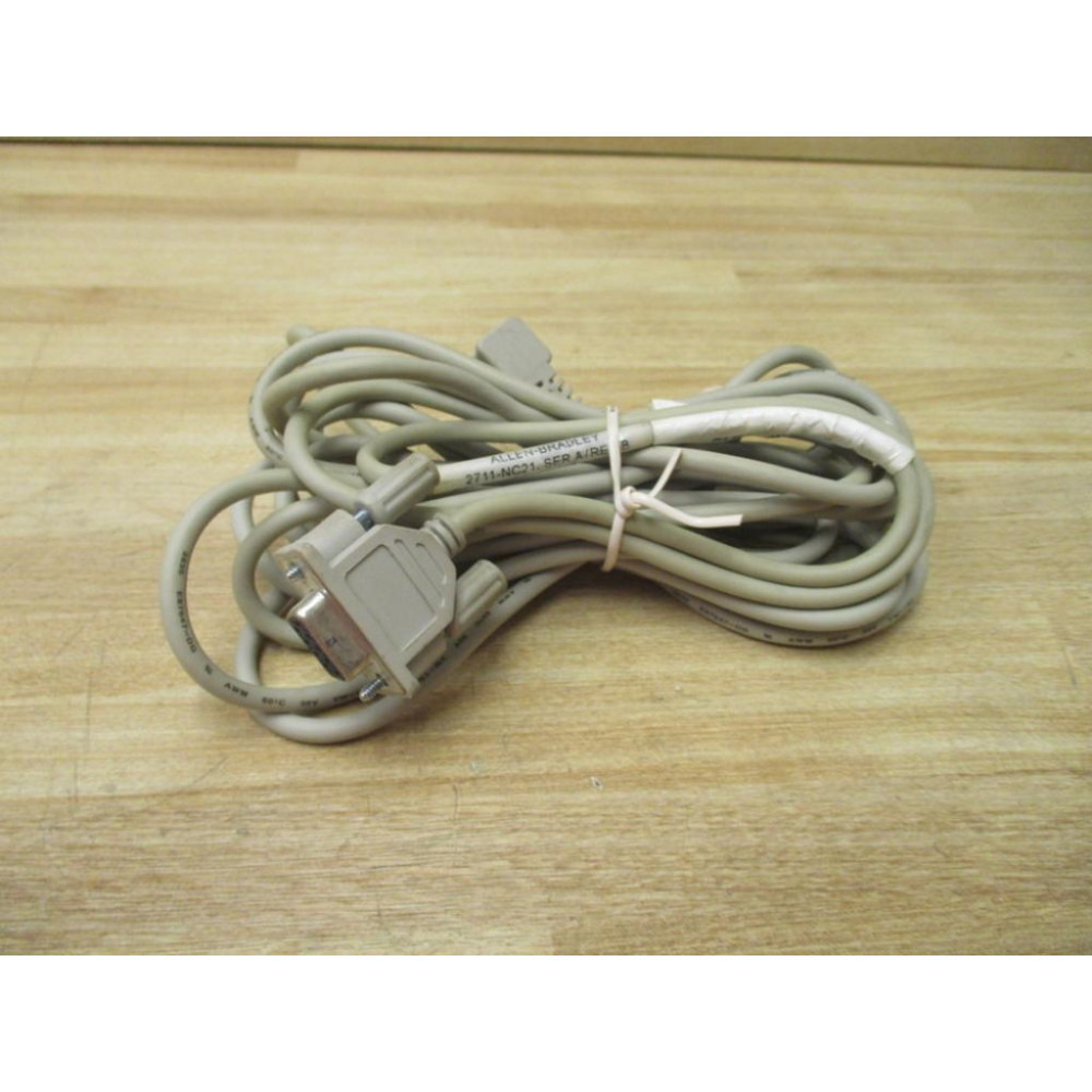 Allen Bradley 2711-NC21 PanelView to MicroLogix Cable 2711NC21 SER.A REV. B - Used