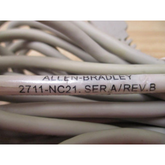 Allen Bradley 2711-NC21 PanelView to MicroLogix Cable 2711NC21 SER.A REV. B - Used