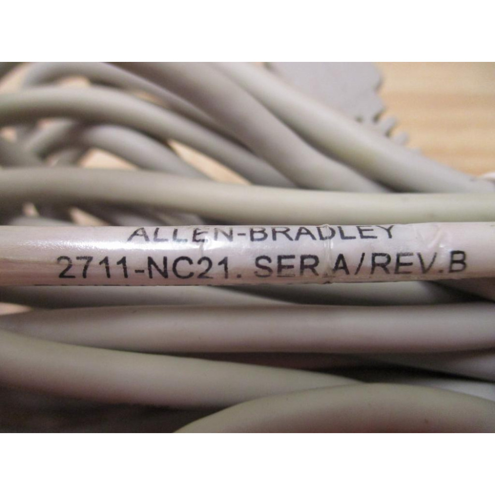 Micrologix Cable Panel Allen Bradley 2711-NC21 PanelView to MicroLogix Cable 2711NC21 SER.A ...
