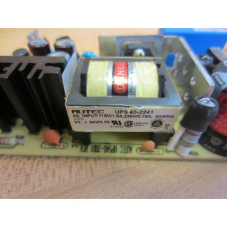 Autec UPS40-2001 Power Supply UPS40-2241 - Used