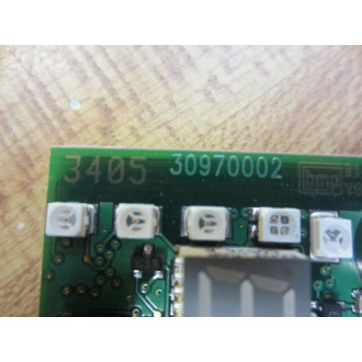 Lueze Electronic 30970002 Numeric Display Board - Used