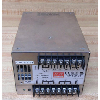 Mean Well SP-500-24 Power Supply SP50024 - Used