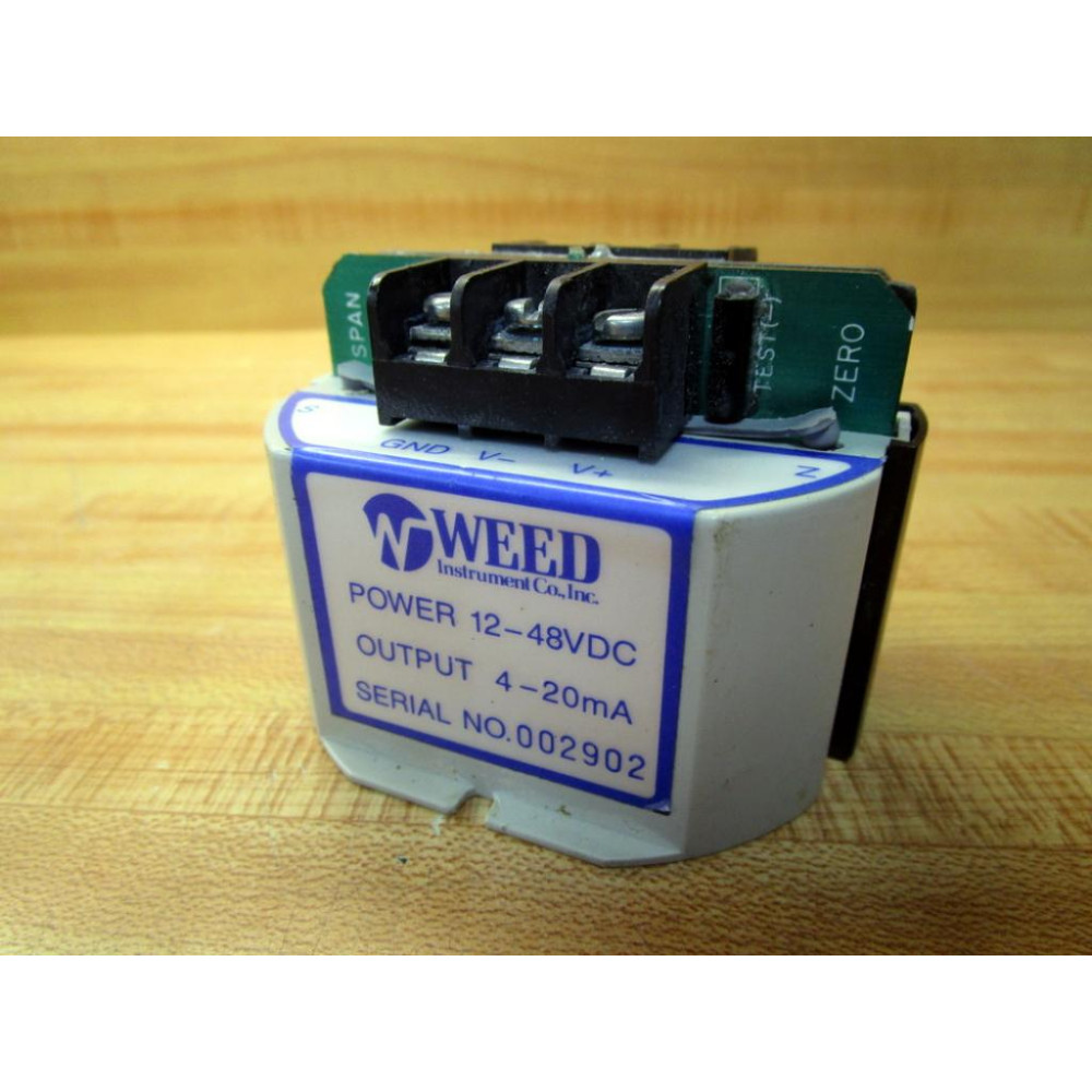 Weed Instrument 4001-PT RTD Transmitter 2184 - Used