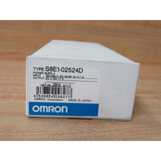 Omron S8E1-02524D Power Supply S8E102524D
