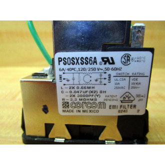 Corcom PS0SXSS6A Power Entry Module - Used