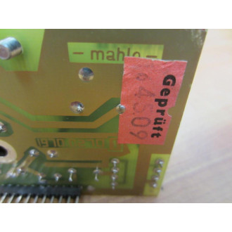 Mahlo 1970.0270 Power Board 19700270 - Used