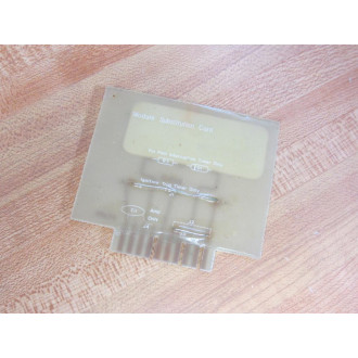Pyronics 7183-0000 Module Substiution Card 13379 Blank Ignition Card - New No Box