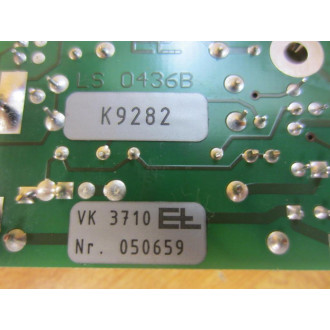 Erhardt & Leimer VK-3710 Edge Guide Card VK3710 - New No Box