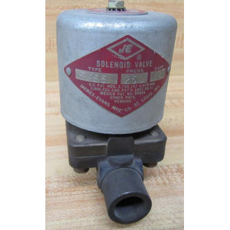 Jackes Evans Mfg.Co. B3S5 Solenoid Valve - Used