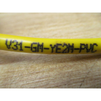 Pepperl + Fuchs V31-GM-YE2M-PVC Cordset V31GMYE2MPVC - New No Box