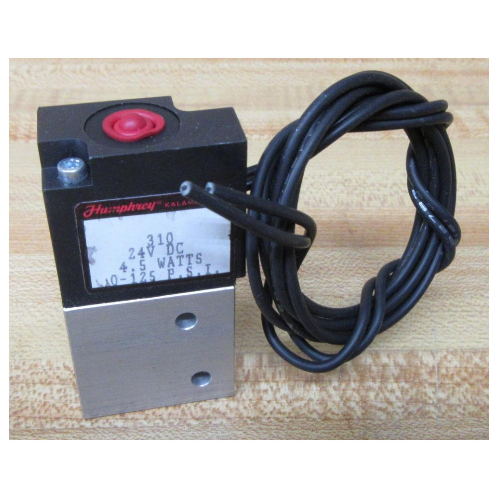 Humphrey 310 Valve VDC: 24 Watt: 4.5 - Used