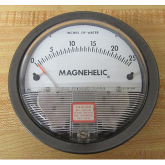 Dwyer 2025 Magnehelic Pressure Gauge Kit Gauge Only - Used