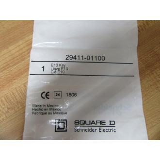 Square D 29411-01100 Schneider E10 Key 2941101100 (Pack of 4)