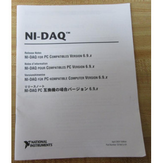 National Instruments 778052G-01 NI-DAQ Software 778052G01