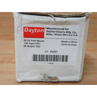 Dayton 4VZE7 Transformer Cracked Housing