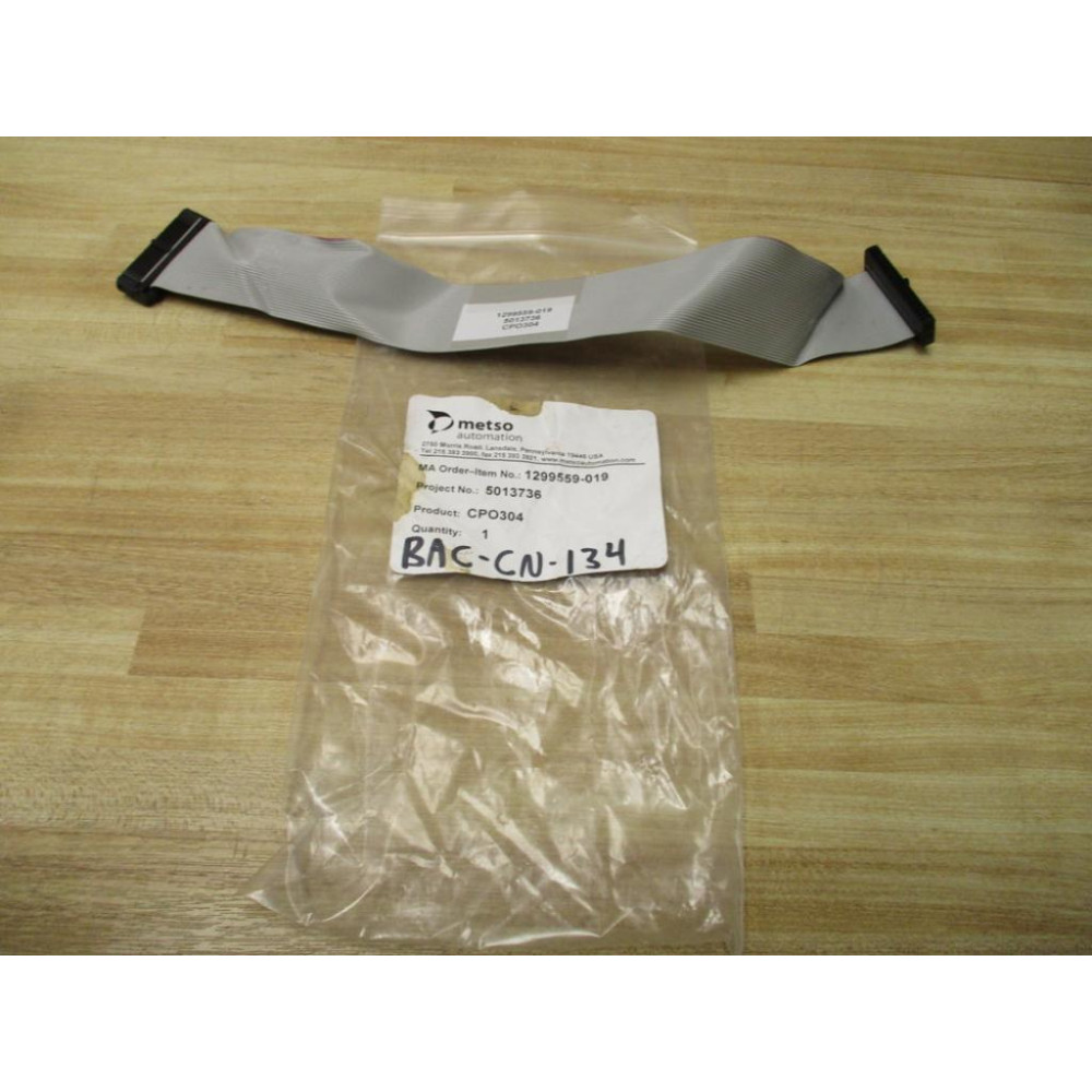 Metso Automation 1299559-019 Ribbon Cable CPO304 Metso Automation 1299559-019 Ribbon Cable CPO304