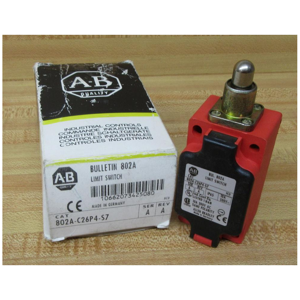 Allen Bradley 802A-C26P4-S7 Limit Switch 802AC26P4S7