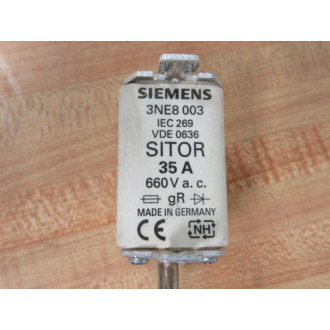 Siemens 3NE8 003 Sitor Fuse Link 3NE8003 (Pack of 4) - New No Box