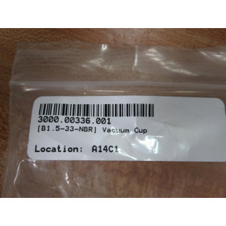 Anver B1.5-33 Vacuum Cup B1.5-33-NBR (Pack of 6)