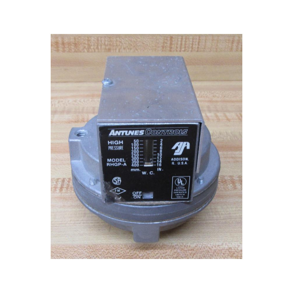 Atunes Controls RHGP-A Pressure Switch RHGPA - New No Box Atunes Controls RHGP-A Pressure Switch RHGPA - New No Box
