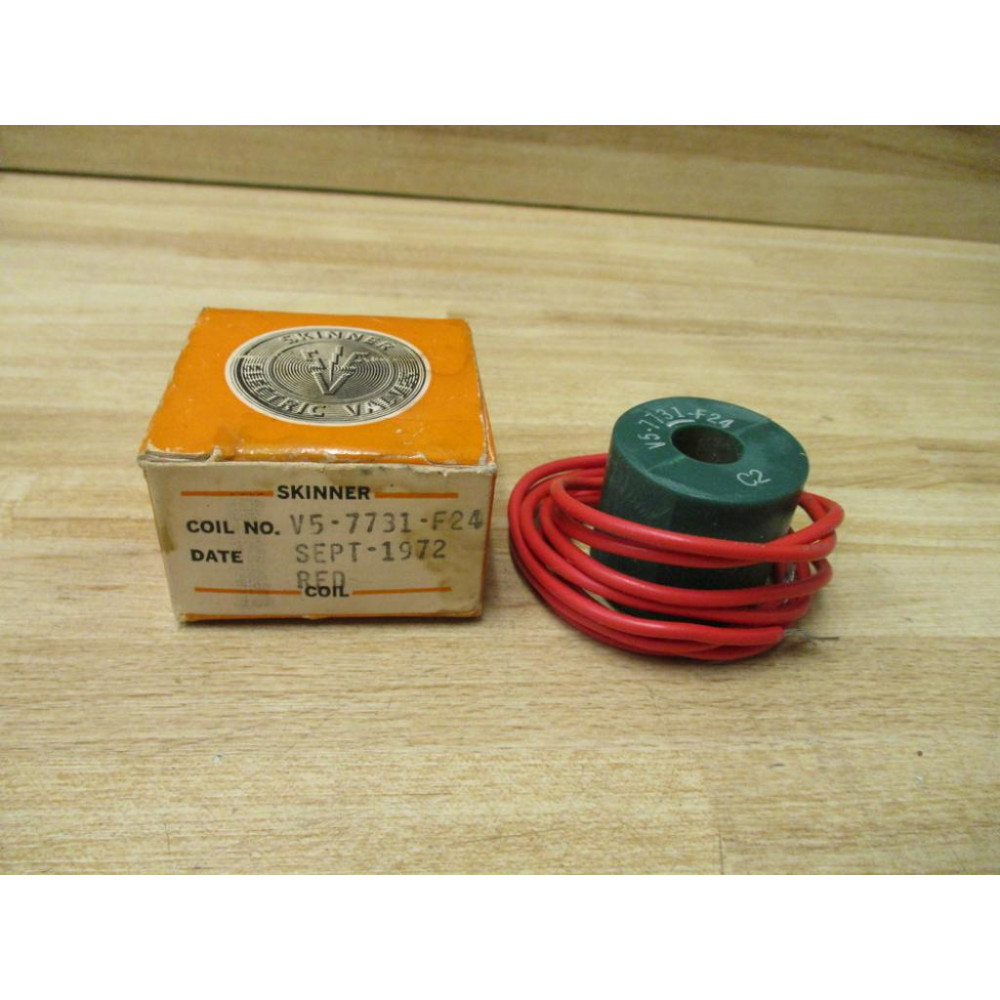 Skinner V5-7731-F24 Coil V57731F24 Red Wire Leads
