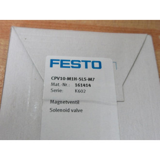 Festo CPV10-M1H-5LS-M7 Solenoid Valve 161414