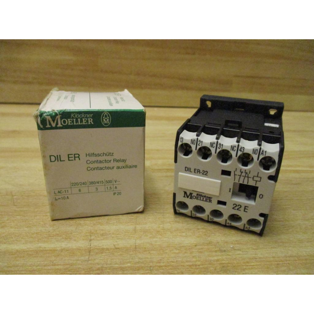 KlocknerMoeller DIL ER-22 Contactor DILER22