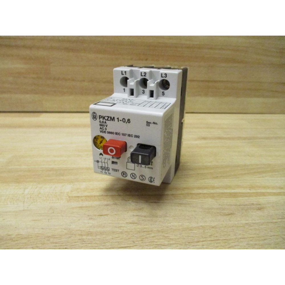 Moeller PKZM 1-0,6 Overload Module PKZM106 660V - Used