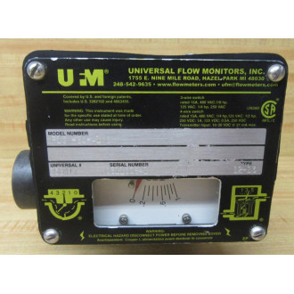 Universal Flow Monitors B58417 Flow Monitor - New No Box