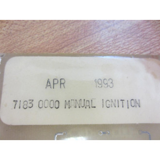 Pyronics 7183-0000 Module Substiution Card 13379 Manual Ignition Card - Used