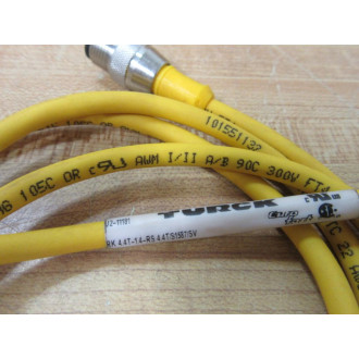 Turck RK 4.4T-1.4-RS 4.4TS1587SV Euro Fast Cordset U2-11181 - New No Box