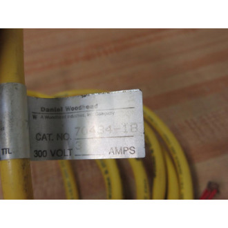 Daniel Woodhead 70434-18 Cordset 7043418 - New No Box