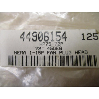 Gardtec 44906154 Fan Power Cord HP75-72P (Pack of 3) - New No Box