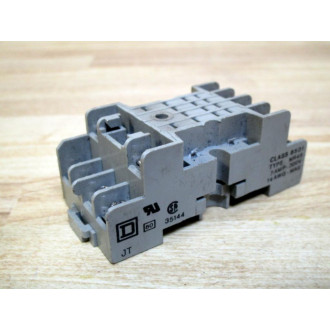 Square D 8501-NR45 Relay Socket 8501NR45 - Used