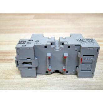 Square D 8501-NR45 Relay Socket 8501NR45 - Used