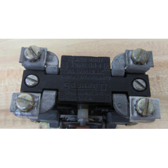 Square D 9050-AO-1D Time Delay Relay 9050-A0-1D W Cracked Cover - Used