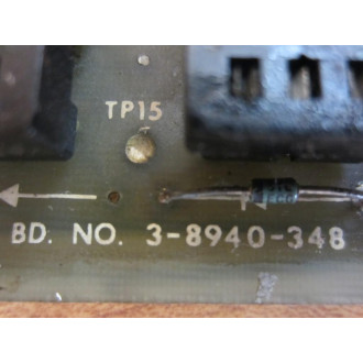 Warner & Swasey 4-8940-6248 Circuit Board 3-8940-348 - Used