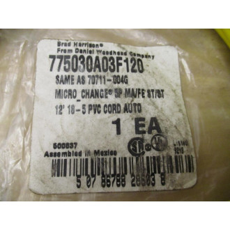 WoodheadBrad Harrison 775030A03F120 Micro-Change Cordset