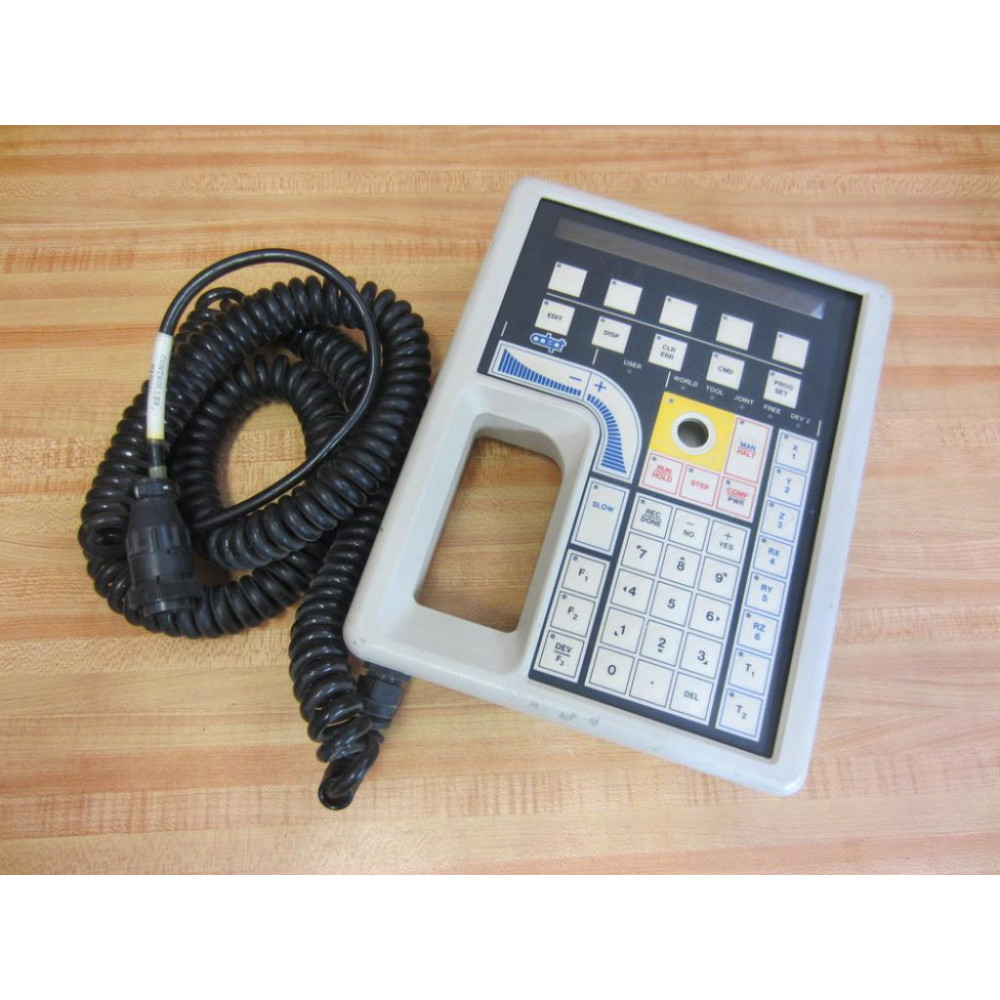 Adept 101 Teach Pendant WCable wo Red E-Stop Button - Used